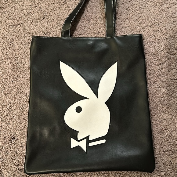 Brand new playboy black tote leather y2k bratz 90s - Picture 6 of 6